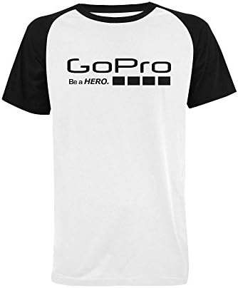 Wihuae Men's GoPro?? Short Sleeve Raglan T-shirt (USA Size) XXXL