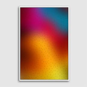 Framed for Living Room Bedroom Simple Clean Color Pattern for