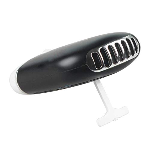 YIMART Portable Rechargeable Electric Bladeless USB Mini Air Conditioning Refrigeration Blower Dryer Fan for Eyelash Extension (Black)