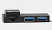 Juiced Systems Surface Pro Multifunction Gigabit Ethernet Adapter - Designed Surface Pro 6 | Surface Pro 5 | Surface Pro 4 | Gigabit Ethernet 10/100/1000 | 2X USB 3.0 Ports