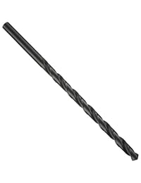 Precisión Twist 1511 Acero de alta velocidad Broca Longitud, Uncoated extra largas (acabado brillante), Ronda Shank, Flauta espiral, 118 Grado ángulo de punto, 1