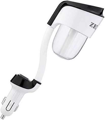 ZELAF Car Humidifier Diffuser, 2nd-Gen Z8 Mini Travel Portable Cool Mist Ultrasonic Humidifier & Aroma Diffuser Essential Oils Diffuser with 2.1A Dual USB Car Charger (Black)