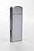 Carteret Collections Flameless USB Rechargeable Cigarette Lighter Wind Proof Lighter (Silver)