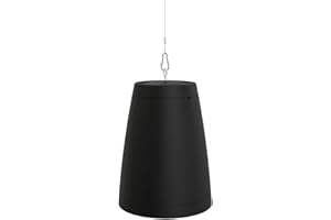 OSD Audio Nero ARC 8 Inch Professional Hanging Pendant Subwoofer 300W, 8” Graphite Cone, Safety Cable Suspension, Hardware Included (Black)