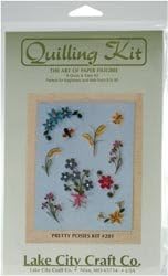 Bulk Buy: Lake City Craft Quilling Kit Pretty Posies 10pc Q281 (6-Pack)