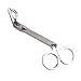 Silvery Stainless Steel Candle Wick Trimmer Oil Lamp Scissor Cutter Snuffers