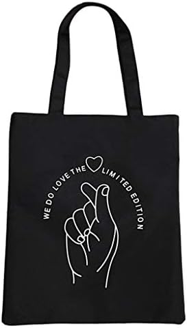 Rawdah Women Canvas Handbag Printed Shoulder bag Capacity Beach Tote Shopping Handbags