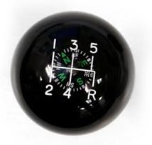 Shiftworks OS5 Old School 5-Speed Black GPS Shift Knob &amp; Boot Retainer