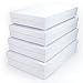 JUST LIKE RUBY Nested Gift Boxes with Rigid Lids. Large Shirt Box Deep Enough for Quilts, Robes, Sweaters. Premium Quality Finish for Weddings, Birthdays, and Bridal/Baby Showers.