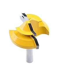 YWKOW 1 4 Shank 1-3 8 Diameter 45 Degree Lock Miter Router Bit Wood Cutter for Woodworking Drilling Power Tools