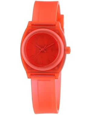 A425-1784 Ladies The Small Time Teller P Translucent Coral Watch