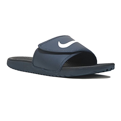 New nike men s kawa adjust slide obsidian/white/black 11