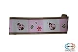 GEENNY Wall Border For Boutique Ladybug Flower 13 PCS Crib Bedding Set