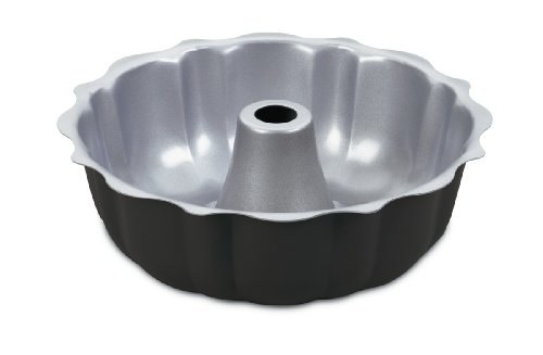 Cuisinart AMB-95FCPC Chef's Classic Nonstick Bakeware 9.5" Fluted Cake Pan, Silver
