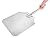 Koolee 16 Inch x 18 Inch Aluminum Pizza Peel with Wood Handle Luxury Paddle for Baking Homemade Pizza and Bread