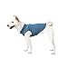 Gooby - Fleece Vest, Small Dog Pullover Fleece Jacket with Leash Ring, Blue, Small
