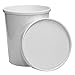 [25Count] 16 oz Freezer Containers and Lids - With Non-vented Lids to Prevent Freezer Burn - Premium Heavy Duty Ice Cream Containers! Frozen Dessert Supplies