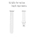 Apple Watch Band - e6Hope Soft Silicone Replacement iWatch Strap for Apple Watch Series 1,Series 2 (White, 38mm - S/M)