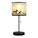 Lion King Stick Table Lamp, Blue
