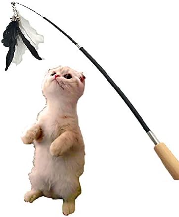 Amazon Kaba Shop 猫じゃらし 伸縮タイプ 猫玩具 厳選アヒル羽のおもちゃ 猫おもちゃ 猫運動不足解消 Kaba Shop 猫じゃらし 羽のおもちゃ 通販