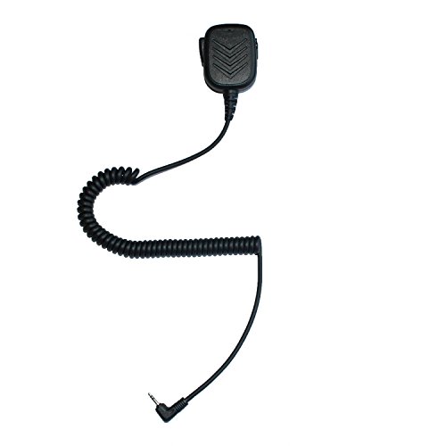 GoodQbuy® Waterproof Rainproof Shoulder Remote Speaker Mic Microphone PTT for Motorola HYT Talkabout Walkie Talkie Two Way Radio 1pin