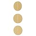 Ling's moment Circle Dots Paper Garland (Gold Iridescent) for Wedding, Baby Shower, Festival Items & Party Decorations, 2