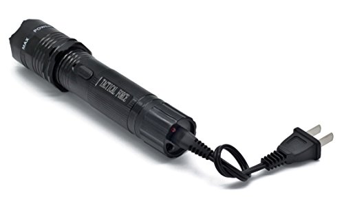 Cheetah Tactical Force Heavy Duty Stun Gun with Rechargeable with LED Flashlight, Black - Thumbnail 7