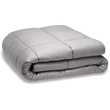 Snuggle Pro King Size Weighted Blanket 25 lbs Adult - 80''x87'' Heavy Blanket for Couples or Individual - Enjoy a Natural Calm Sleep - 100% Organic Cotton Weighted Comforter