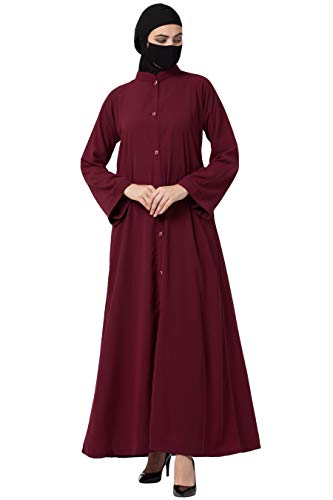 maroon abaya designs