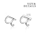 YFN Ear Cuff Earring for Women 925 Sterling Silver Non Pierced Ear Cartilage Clip Earrings for Women Girl