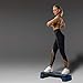 Aduro Sport Aerobic Exercise Step Deck, Adjustable Workout Fitness Stepper Exercise Platform with Risers