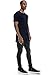JC DISTRO Mens Hipster Hip Hop Cotton Elong Round Scallop Hemline Tshirt Navy Medium