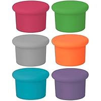 Silicone Wine Stoppers – Replace a cork – Airtight seal on Wine Bottles – Reusable Beer Bottle Cover – Wine Bottle…