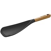 STAUB Premium Silicone Multipurpose Serving Spoon for Cookware - Kitchen Utensil, Non-Stick Gadget, Black