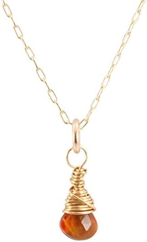 Solar Plexus Chakra - Citrine Briolette Necklace, #6590-yg
