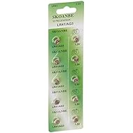 SKOANBE1card X10PCS LR41 AG3 392 384 192 1.5V Coin Button Cell Batteries