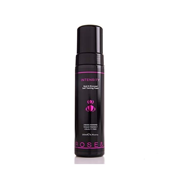 Rose & Caramel Intensity Dark - Ultra Dark Bronzed Self Tanning Mousse 200ml. Bronze, Sunless Self Tanner, Hydrating…