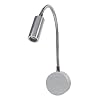 FTVOGUE Leeslamp leeslamp LED bedlamp met flexibele zwanenhals (koud wit (6500K) -3W)