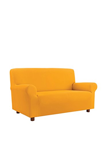 Italian Bed Linen Più Bello bielastic Sofa Cover Yellow, 4 Places