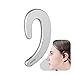 YOERM YR-T10 Series No Ear Plug Bluetooth Earphone, Ear Hook Bluetooth Headphones, Non in-Ear Earbuds(Silver Single Ear)
