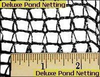 Green Vista Deluxe Knitted Pond NET/Netting - 10x20 Feet Size for Koi Ponds and Water Gardens - Tangle Free and Reusable - 1/4x3/8 Inch Mesh Keeps Out Animals and Debris - Black