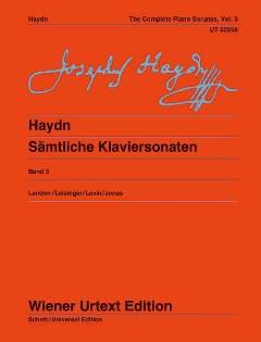 Musikverlag Wiener Urtext SAEMTLICH SONATES 3 - arranged for piano [sheet music] Composer: HAYDN JOSEPH
