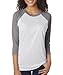 6051 Next Level Unisex Tri-Blend 3/4-Sleeve Raglan-Premium