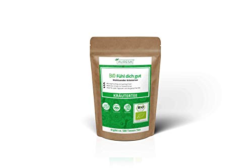 AURESA Ayurveda Tee Bio Fühl dich gut | Gute Laune Kräutertee mit fruchtigen, würzigen und wärmenden Aromen | Tri-Dosha – Bild 8