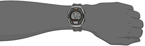 Timex Men's T5K821 Ironman Classic 30 Black/Orange Resin Strap Watch