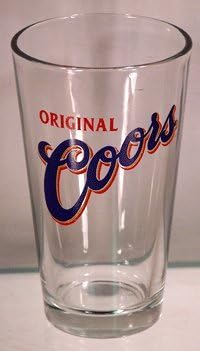 Coors Original Glassware - Set of 4 Pint Glasses