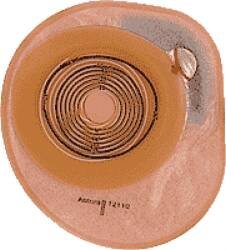 Colostomy Pouch Assura One-Piece System 5 Inch Length 13/16 to 2-1/8 Inch Stoma Closed End NonConvex, Trim To Fit
