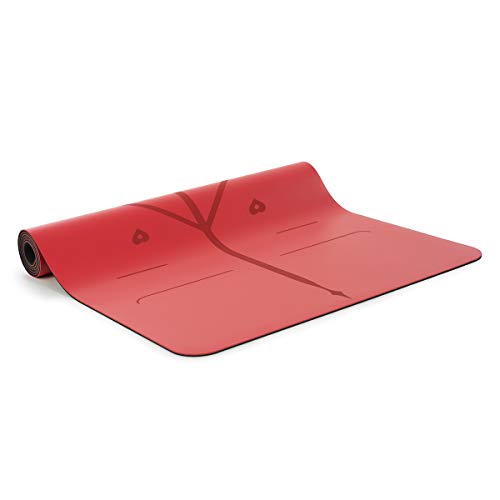 Liforme Love Travel Yoga Mat Patented Alignment System, WarriorLike