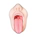 Porn Star Deep Throat Oral Sex Masturbator for Men | Realistic Male Masturbation Stroker Sleeve by Healthy Vibes [Has Teeth, Tongue, Mouth Texture]