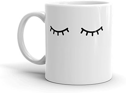 Eyelashes Coffee Mug, Ceramic Coffee Mug, Gift For Boss, Gift For Her, Gift For Your Boss, Hustle, Motivation Mug